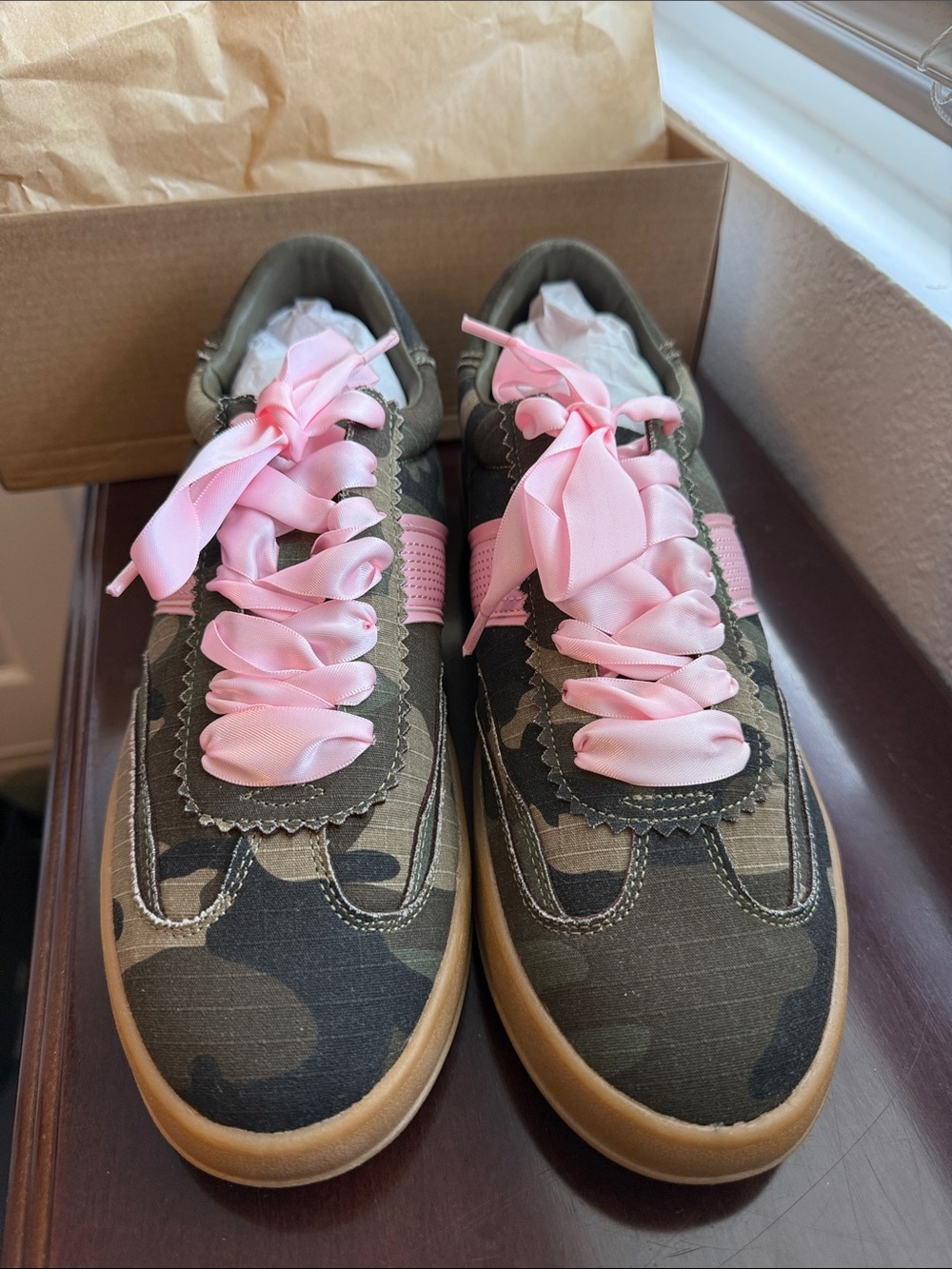 NWT Miracle Miles Camo Sneakers